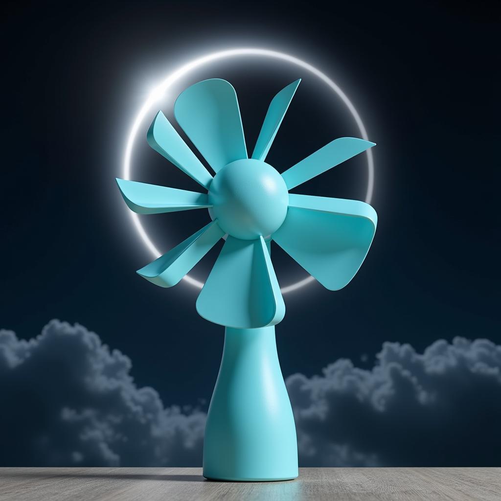 Hypothetical Infinity Eclipse Sea Blue Fan Product