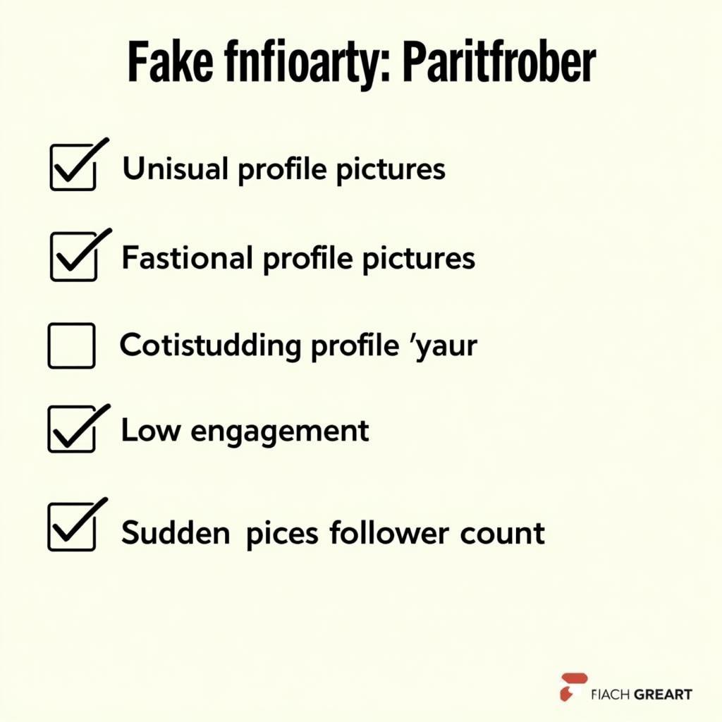 Identifying Fake Facebook Fans - Checklist