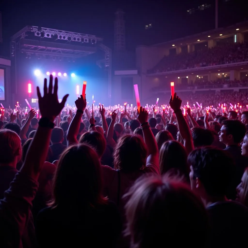 iKONICs enjoying a concert