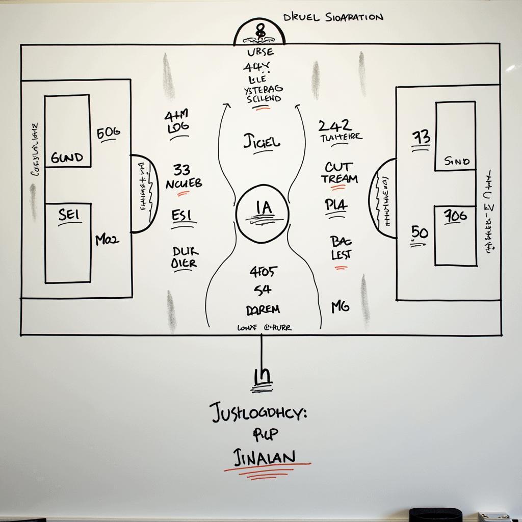 Football formation diagram resembling Inception's layered dreams