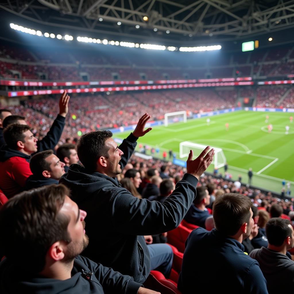 Fans Calling Plays in Indoor Football