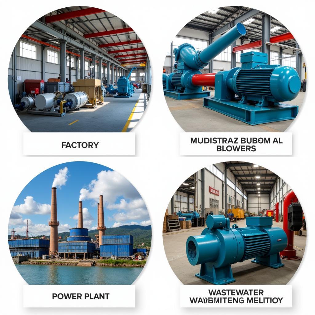 Industrial blowers in action across industries