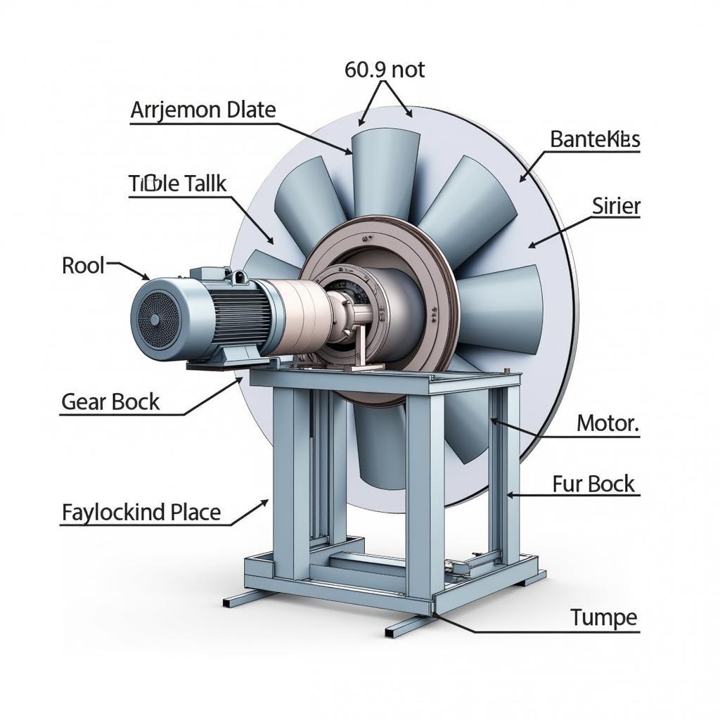 Industrial Cooling Tower Fan Components