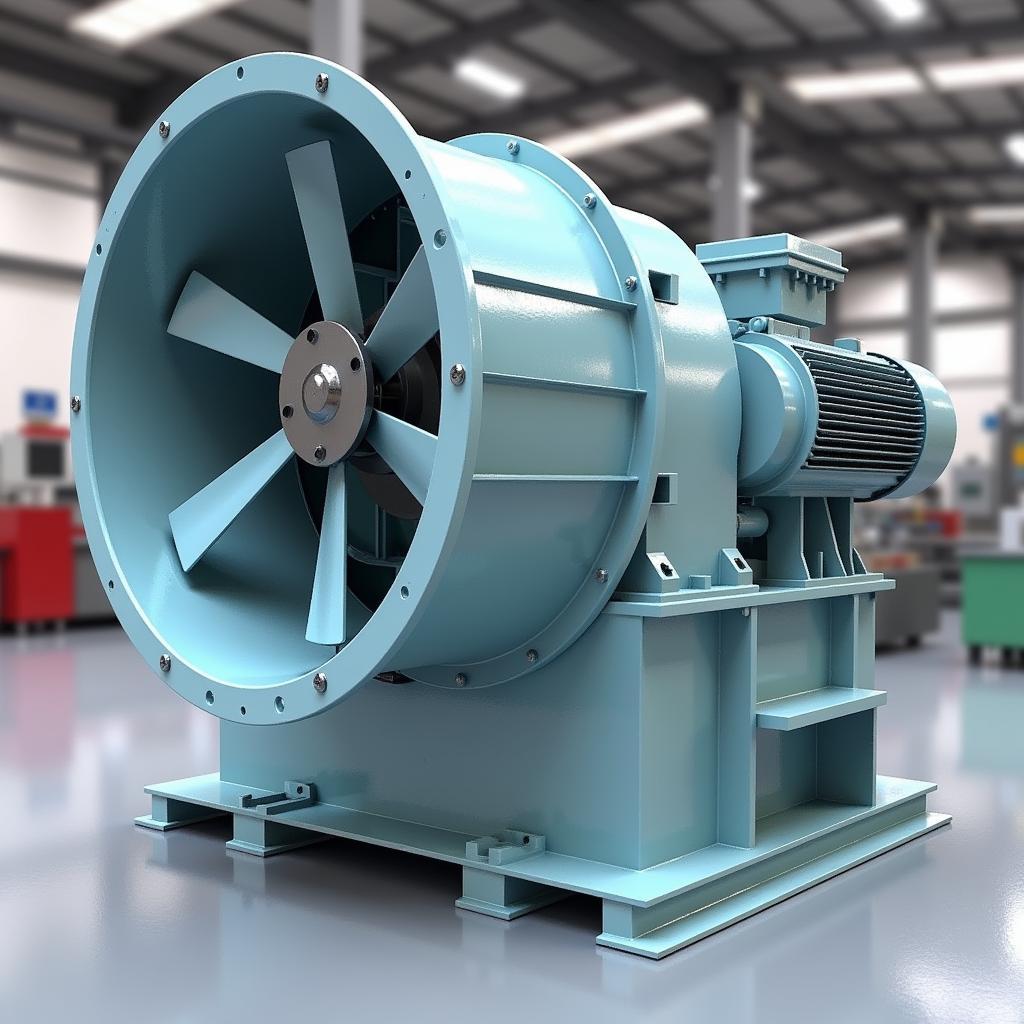 Industrial Exhaust Fan CAD Model