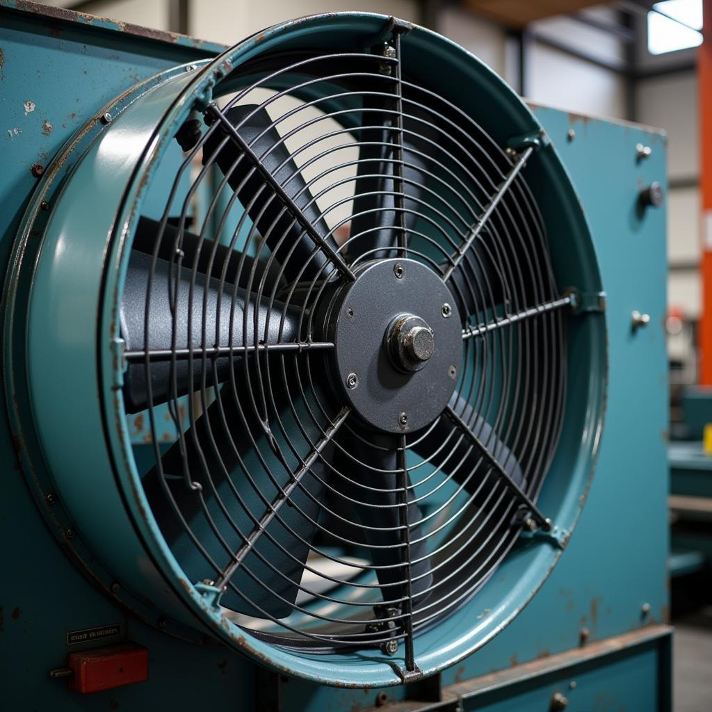 150mm Fan in Industrial Setting