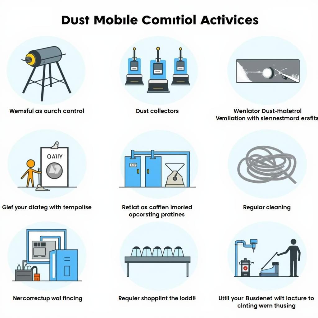 Industrial Fan Dust Control Measures