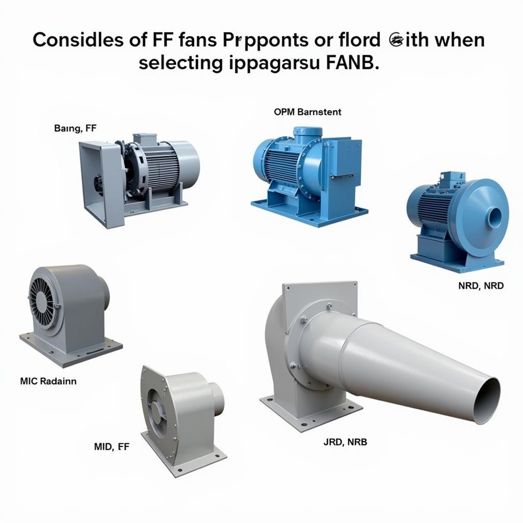 Industrial Fan Selection: SF, EF, PRF, and NRD