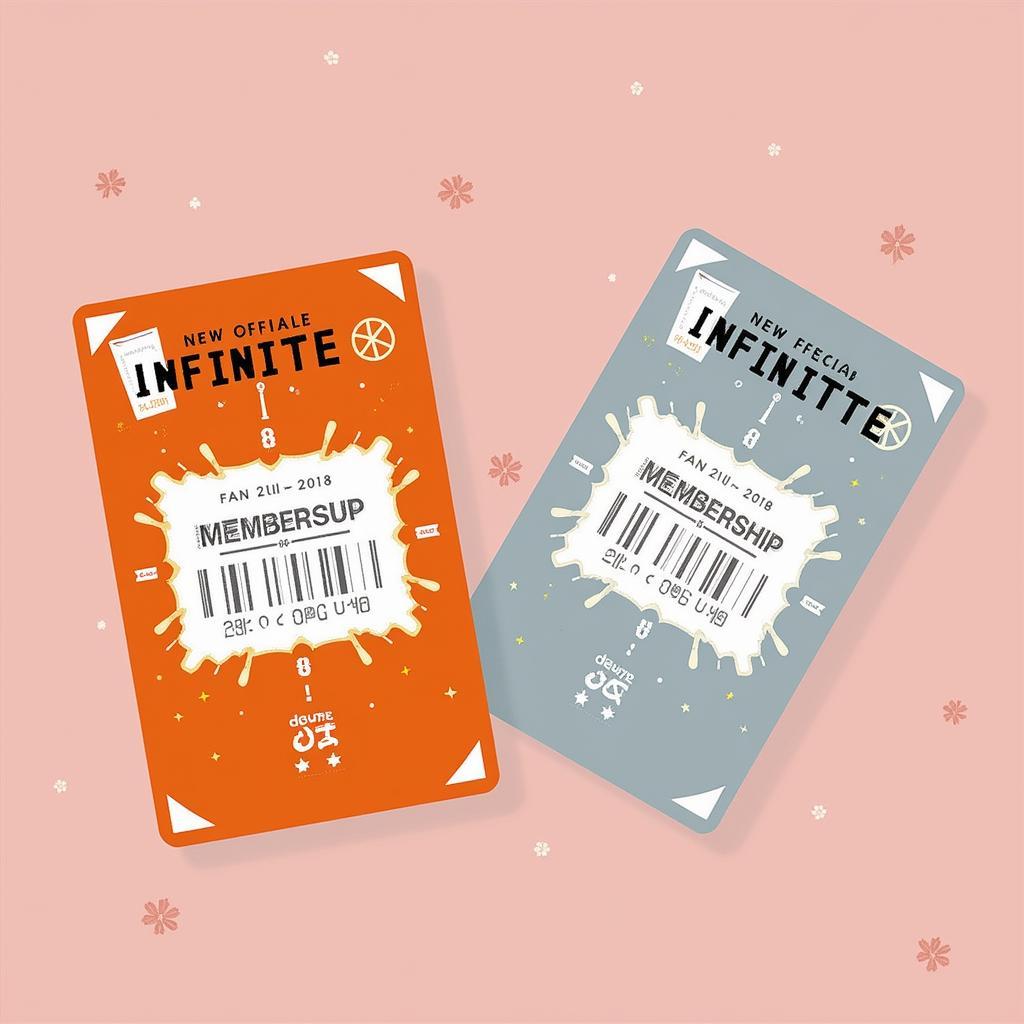 Infinite Official Fan Club Membership Card 2018