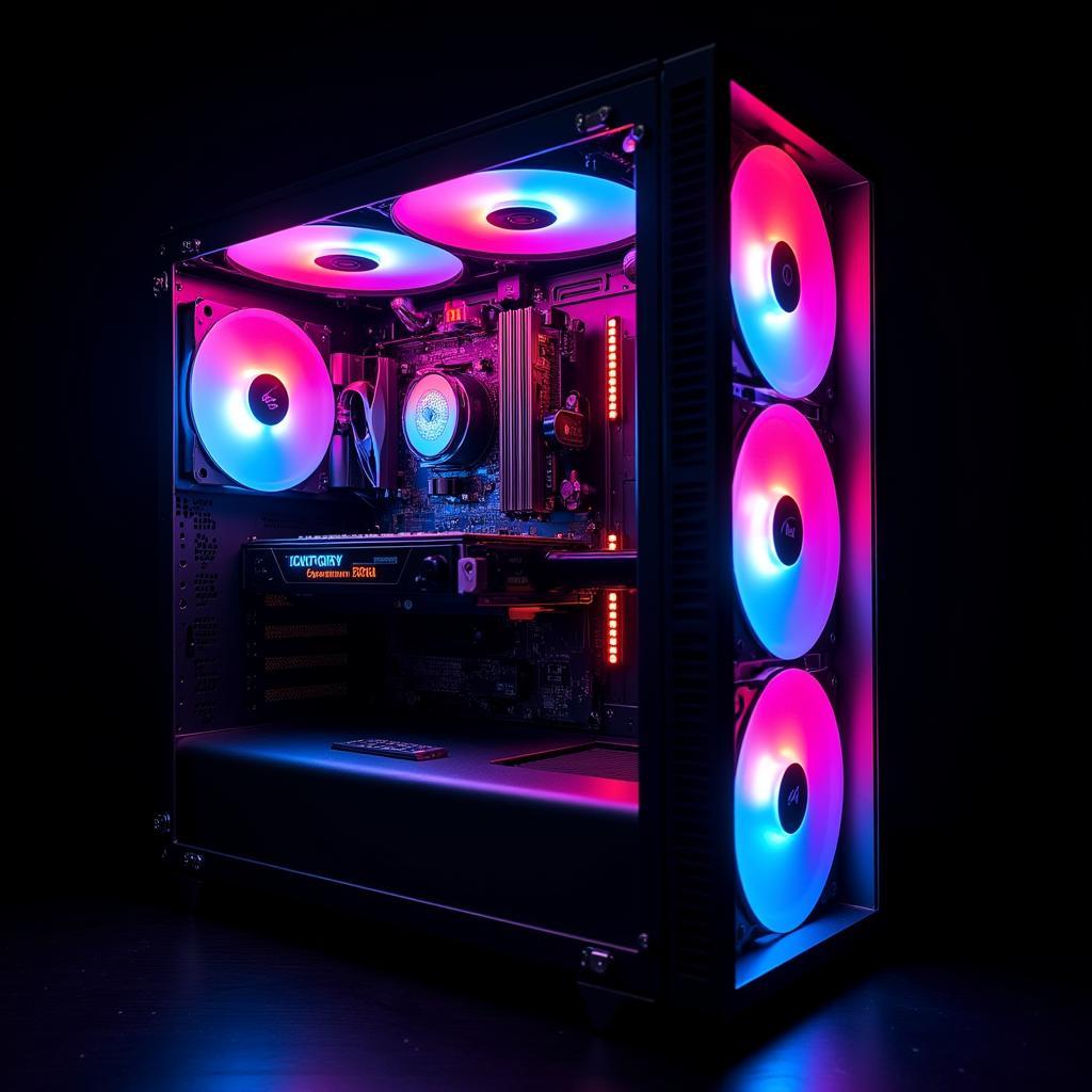 Infinity Spectrum Fan Setup in a Gaming PC