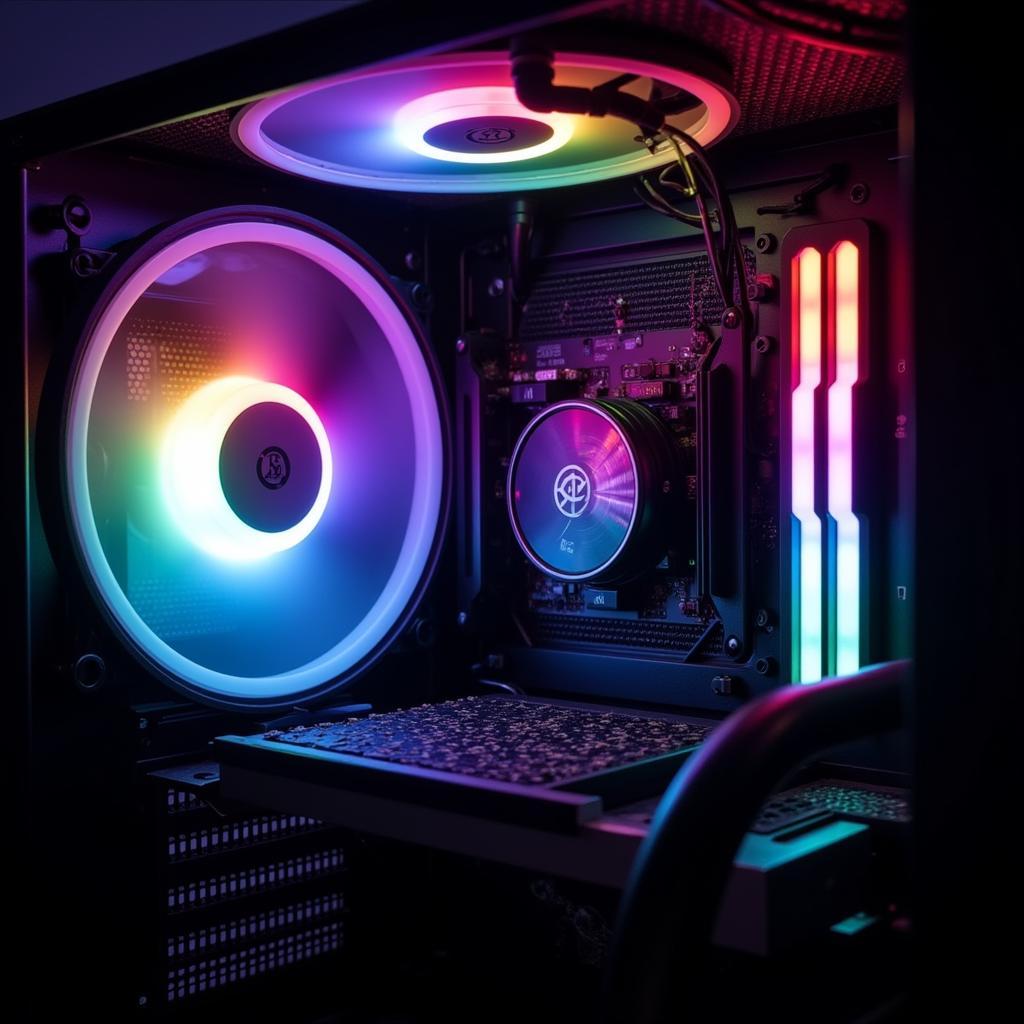 Infinity Spectrum RGB Fans in Action