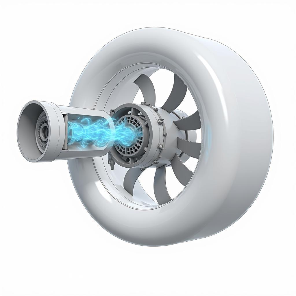 inflatable blower fan mechanism diagram