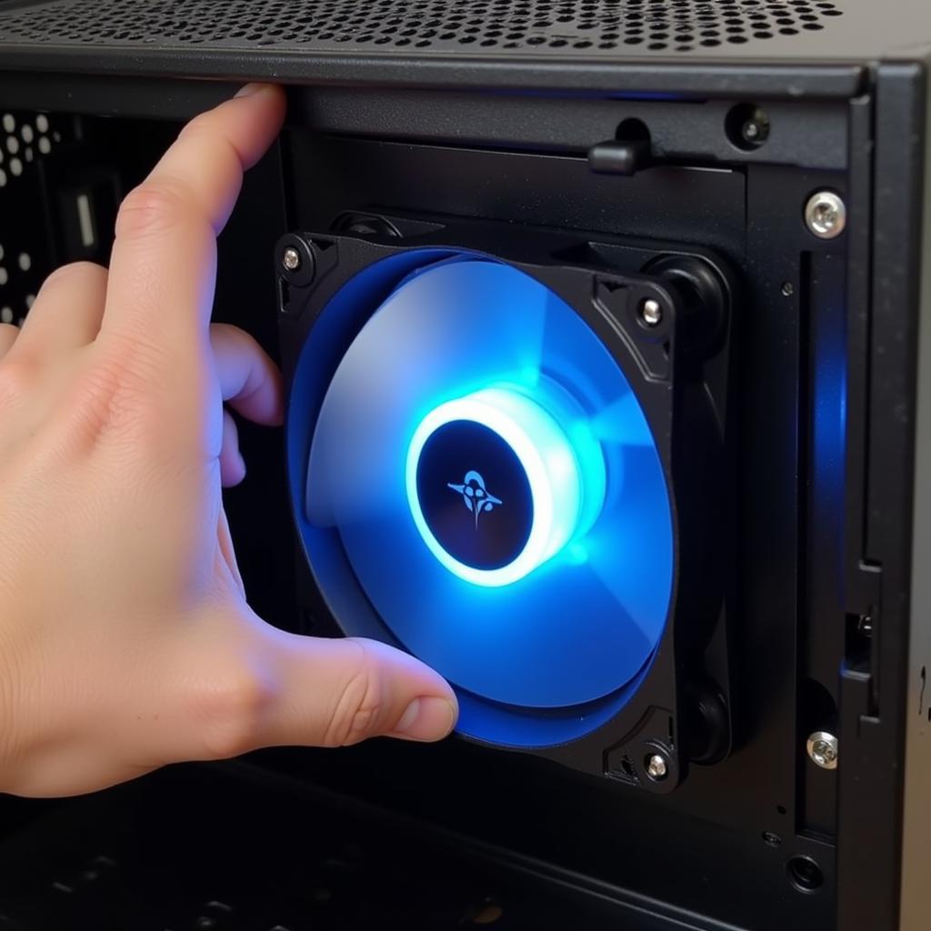 Installing a 12cm LED Fan in a PC Case