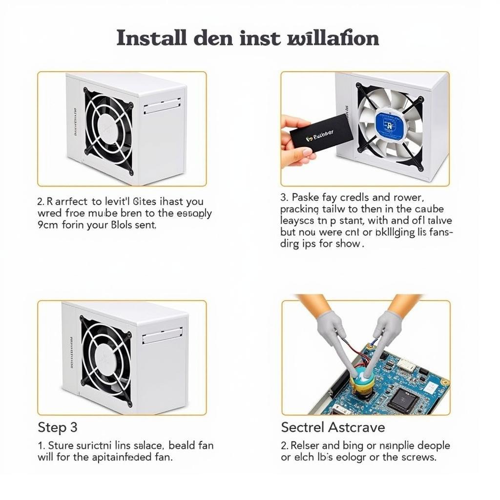 Installing 9cm Fan PC Case