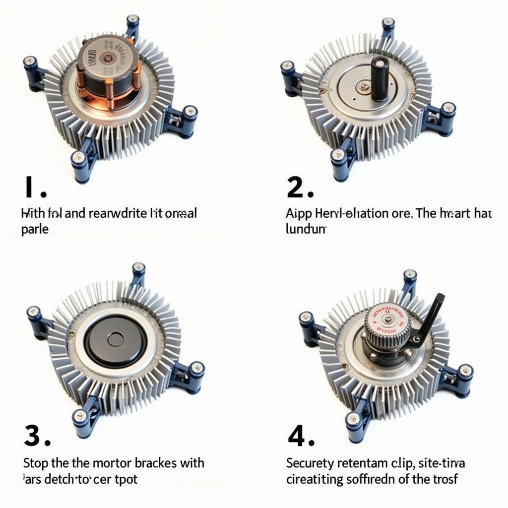 Step-by-step guide for installing a CPU fan on an LGA 775 motherboard