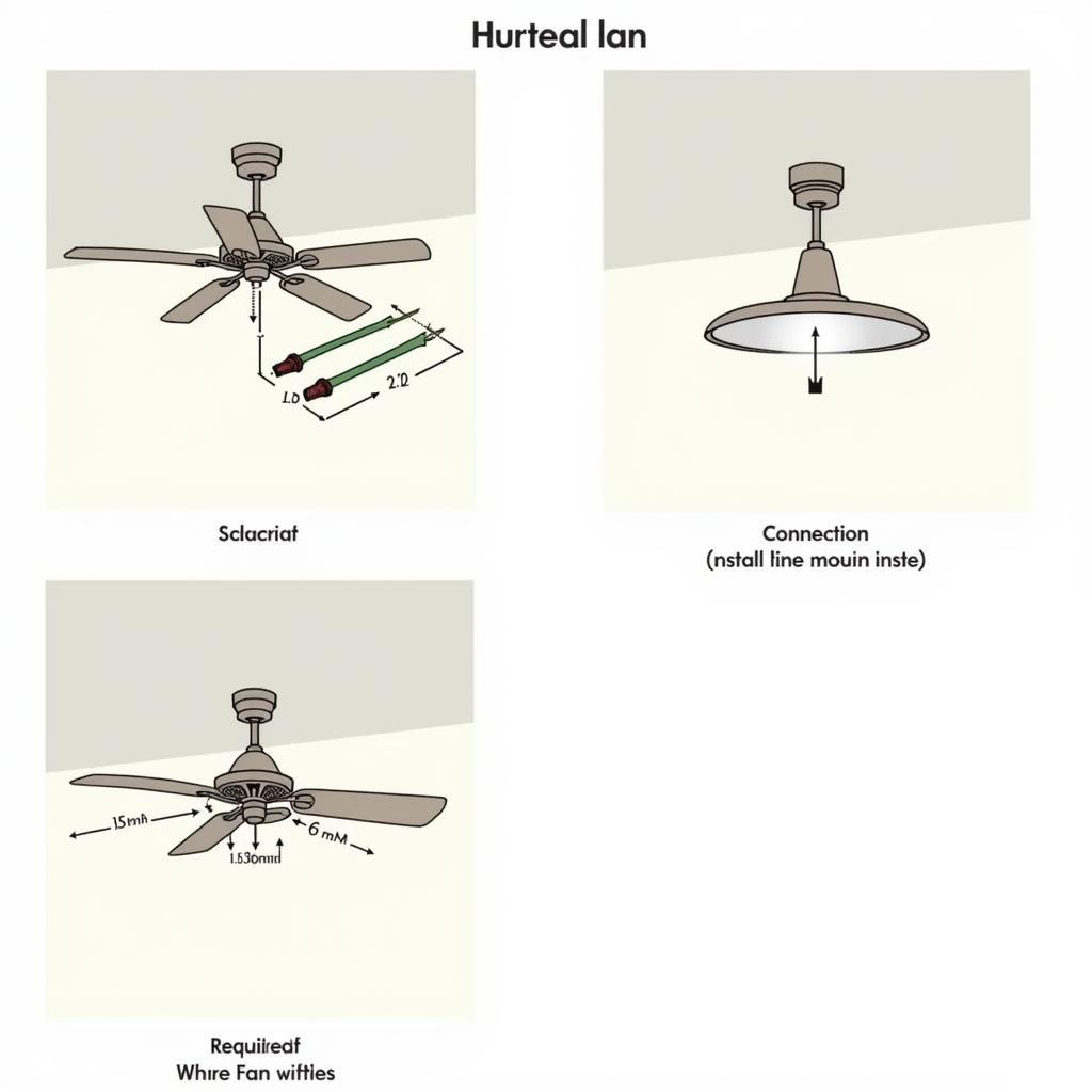 Installing a Hunter Leaf Ceiling Fan