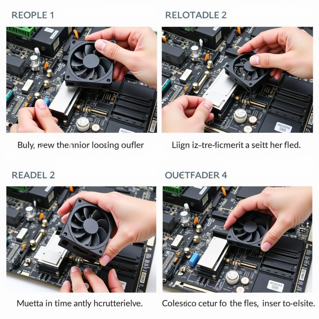 Installing a new fan on an HP Z620 motherboard