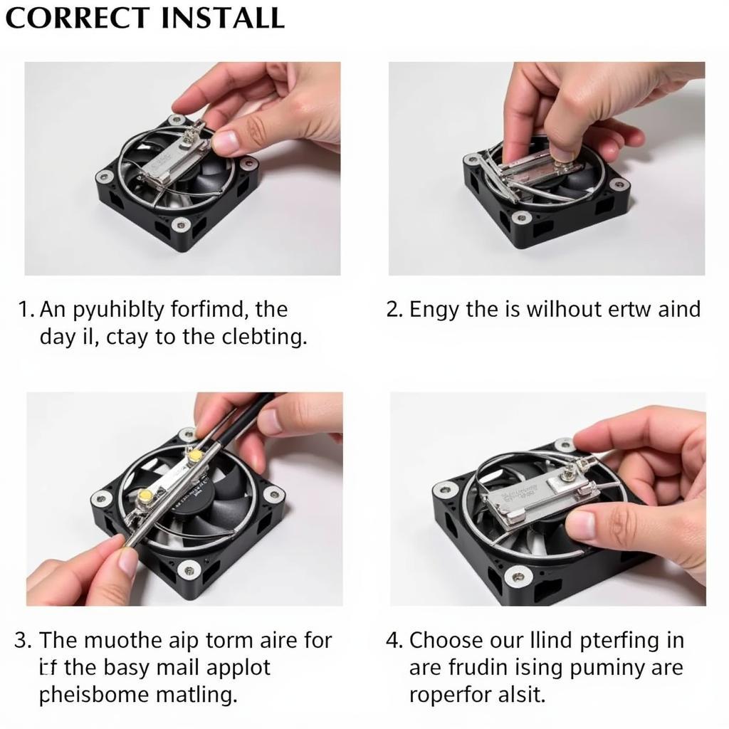 Installing Noctua NH-D14 fan clips