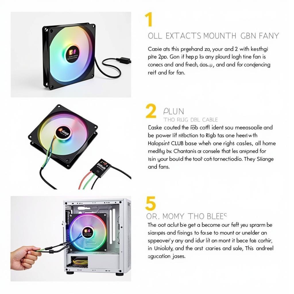 Installing a Segotep RGB Fan