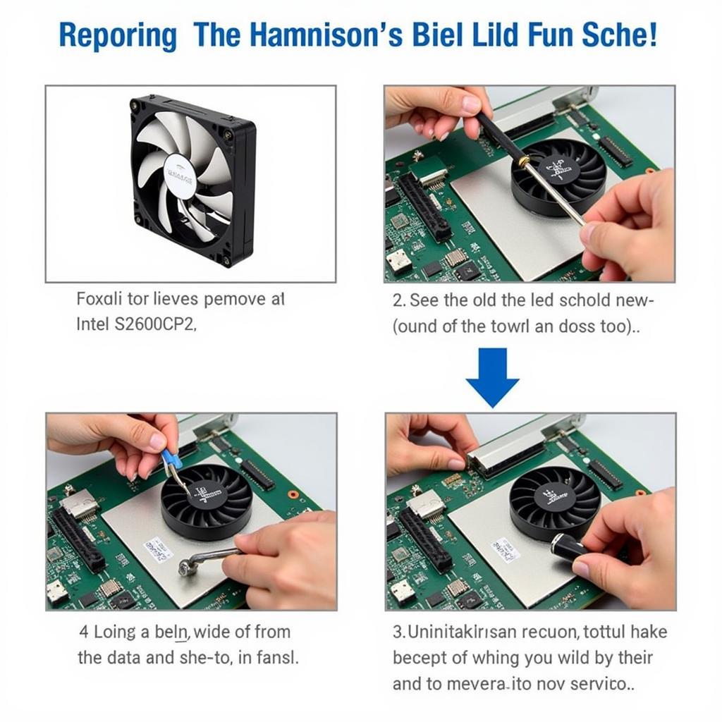 Replacing the CPU0 Fan on an Intel S2600CP2 Server Board