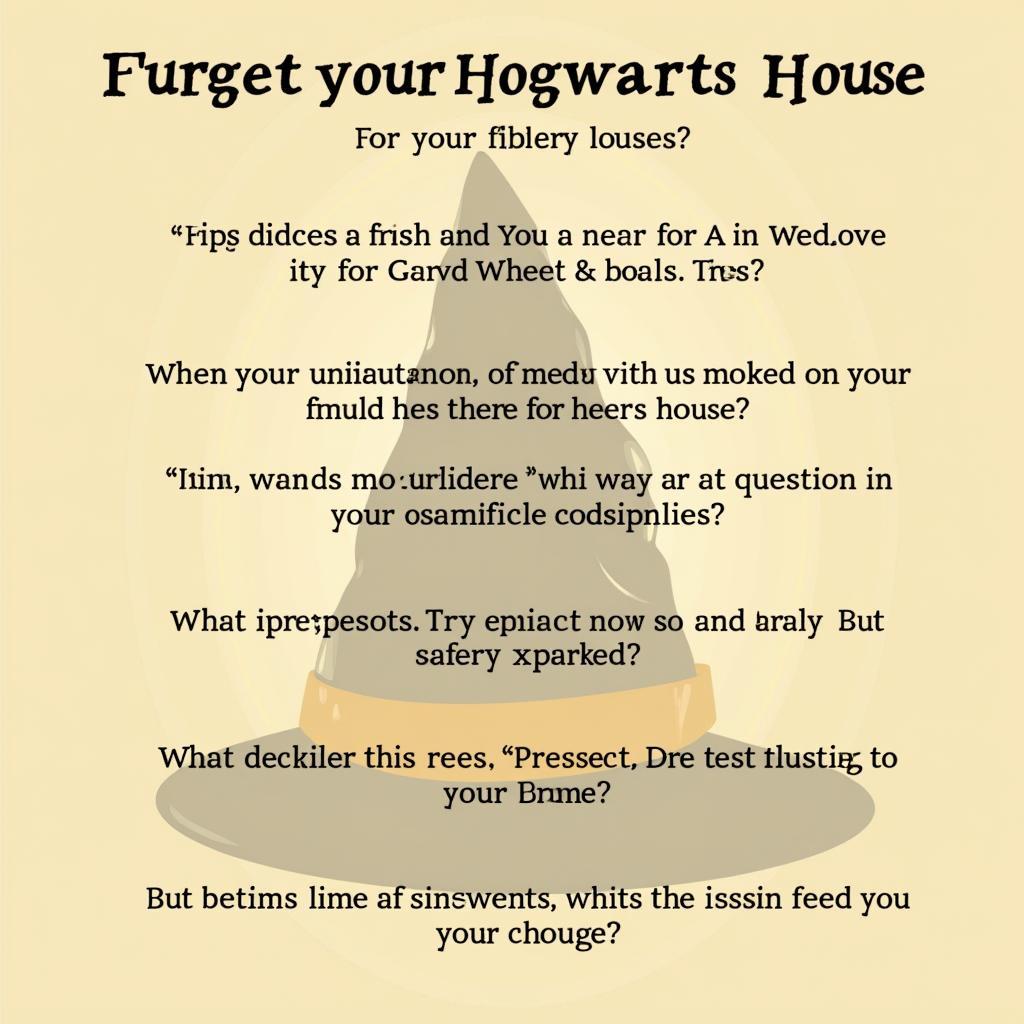 Interactive Sorting Hat Quiz