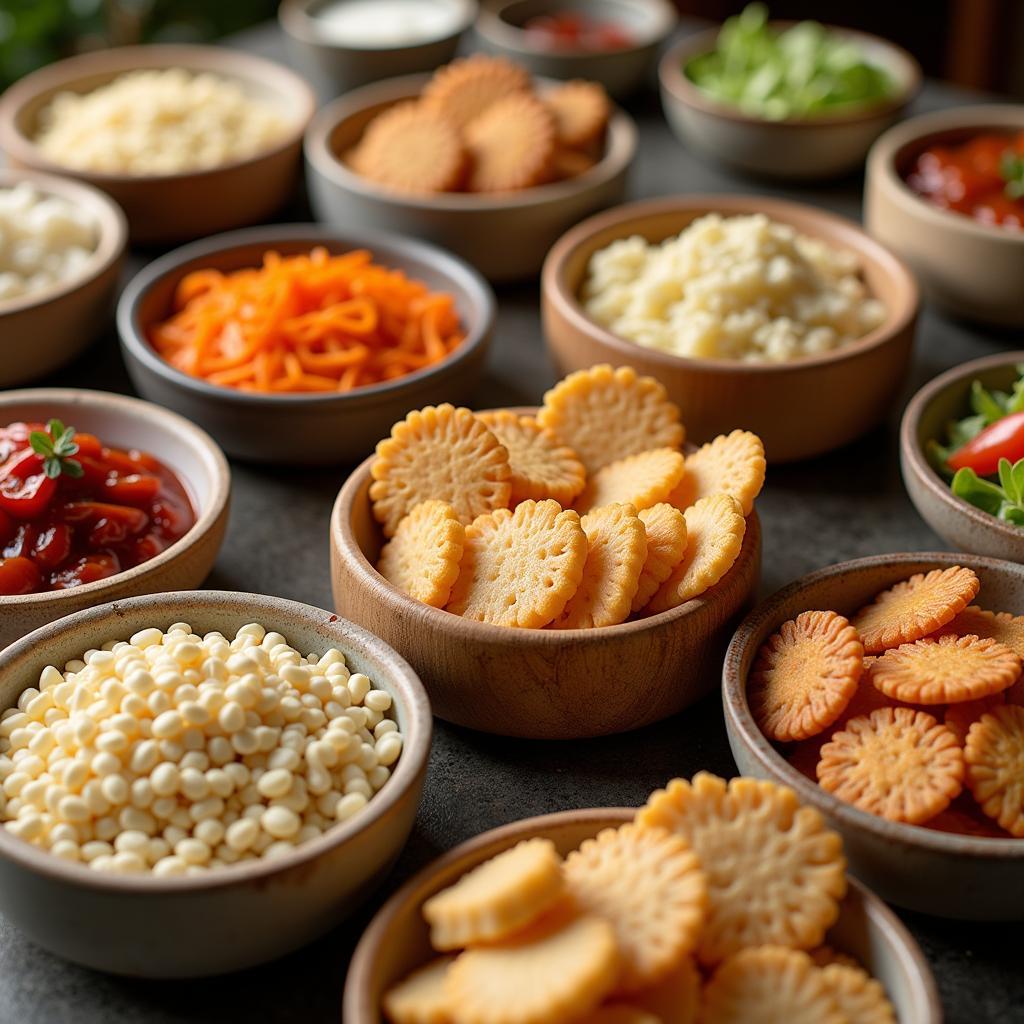 A selection of fan wafers in various global flavors