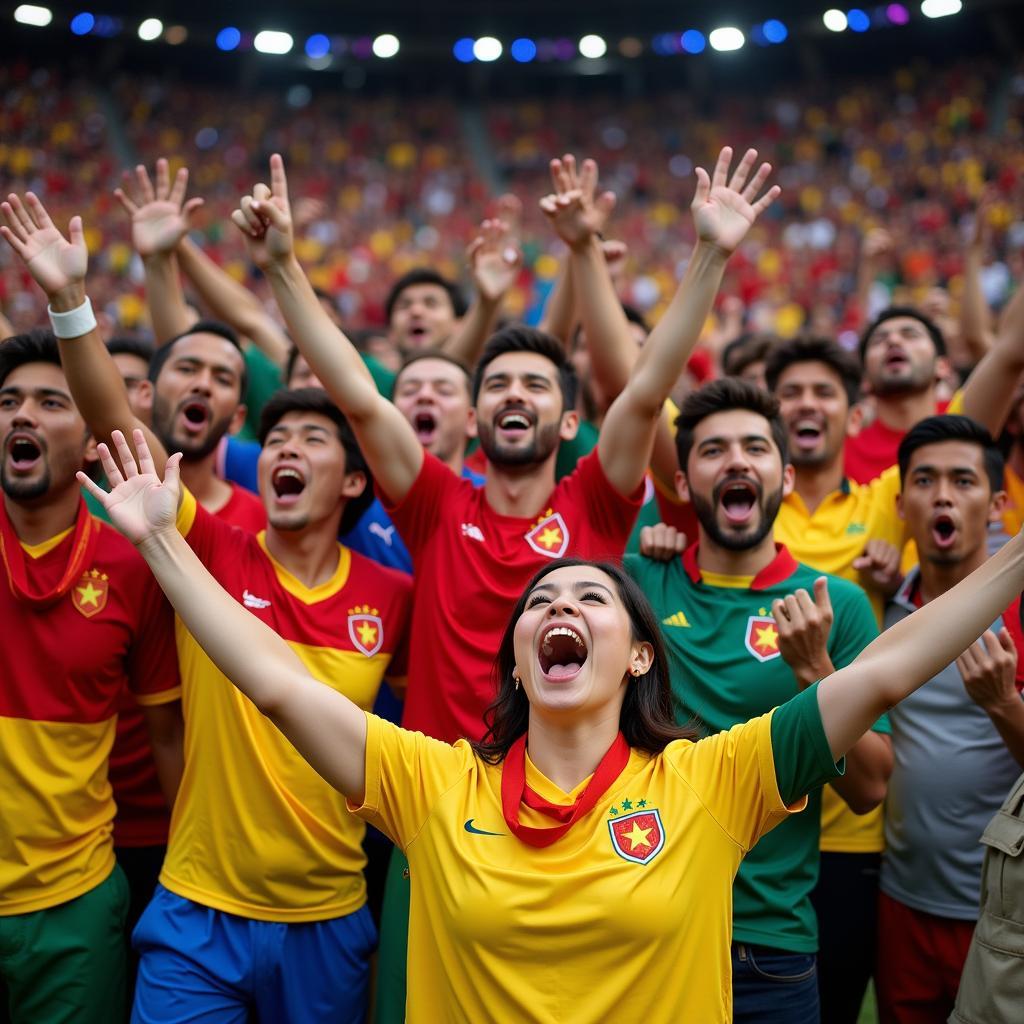 International Fans Joining the Hay Trao Cho Anh Chant