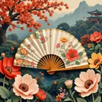 Japanese Hand Fan Wallpaper