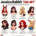 Jessica Rabbit Fan Art Styles: A Comparison