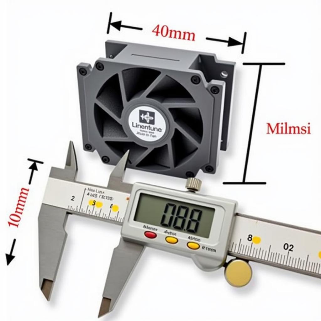 Measuring Jetson Nano Fan Dimensions