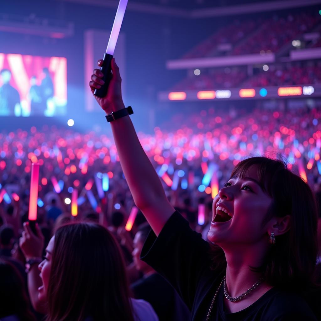 J-Hope fan at a concert