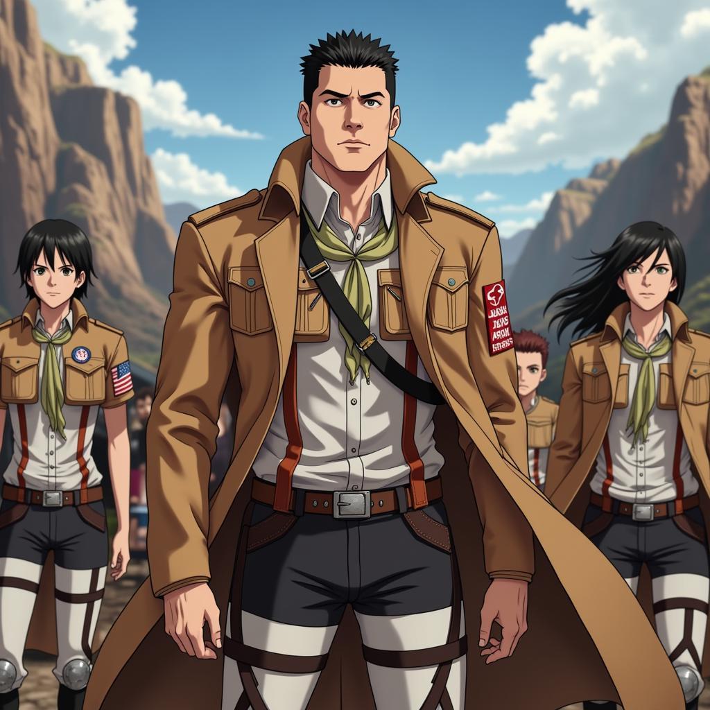 John Cena in Attack on Titan