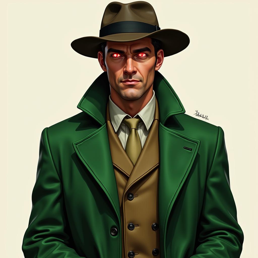 John Hancock portrait from Fallout 4