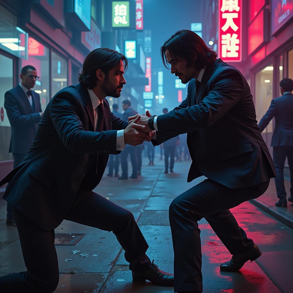 John Wick Fan-Made Action Scene Digital Art