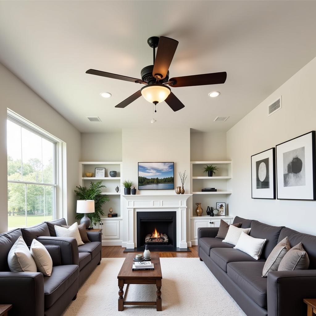 Modern Ceiling Fan in a Jonesboro Home