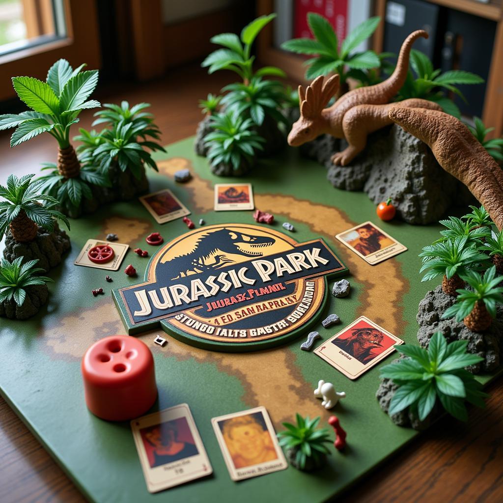 Jurassic Park fan-made board game design