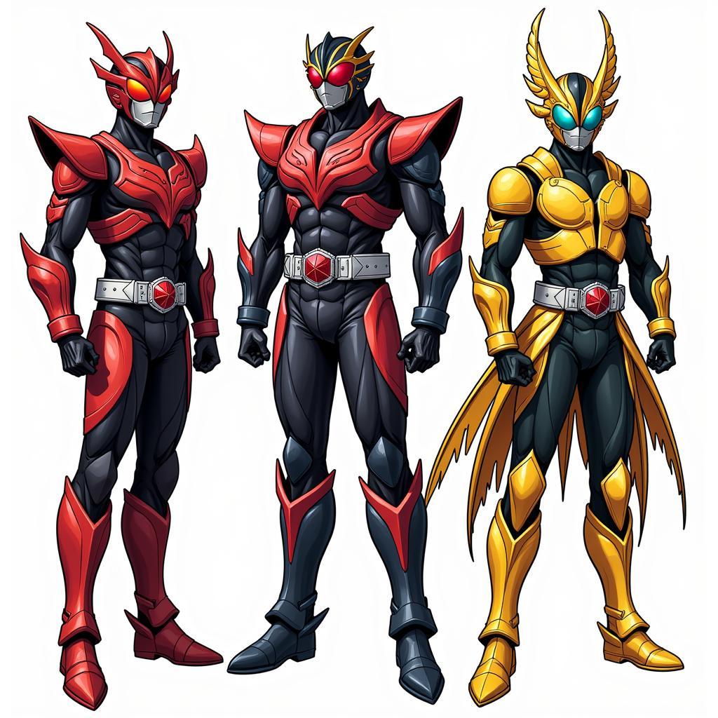 Kamen Rider Kuuga Forms