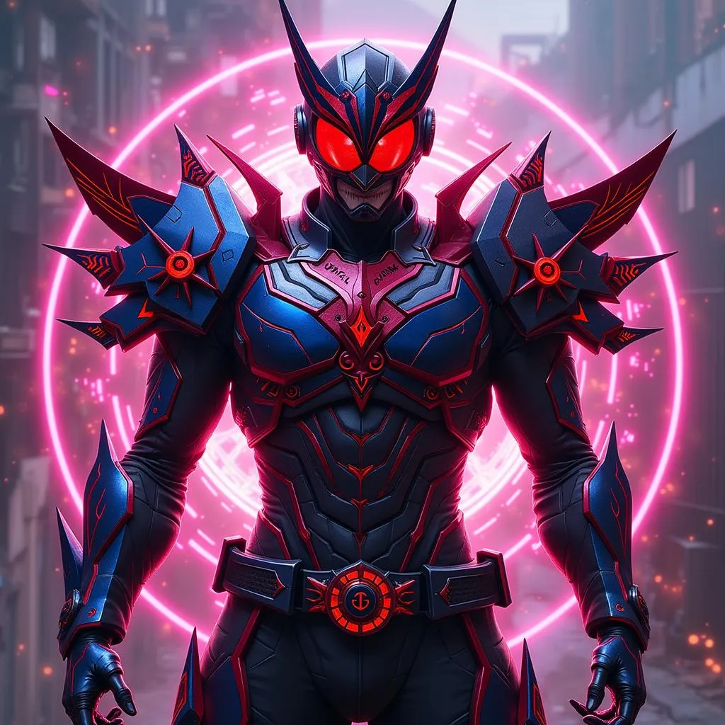 Digital Art Depicting Kamen Rider Neo Decade