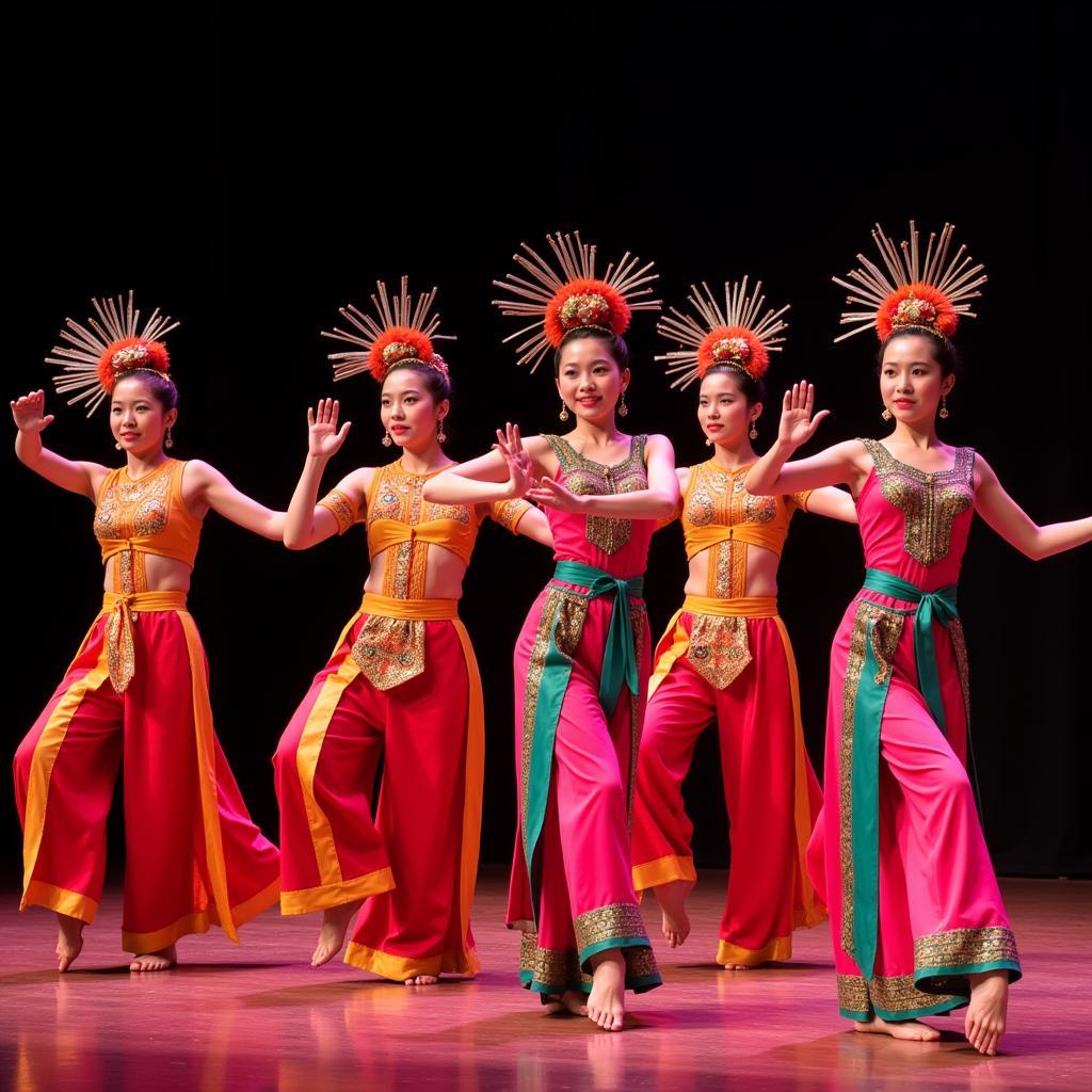 Kha Banh Dancers Performing