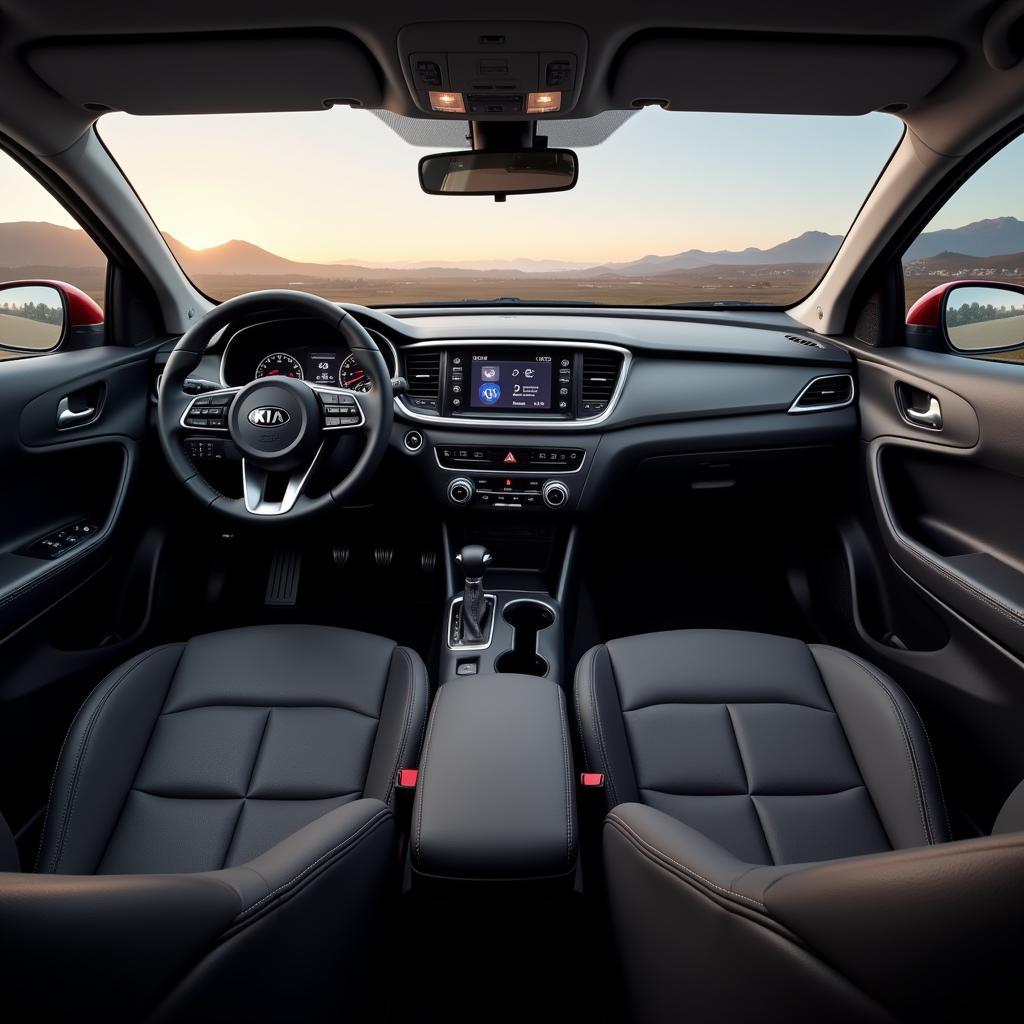 Spacious and Tech-Savvy Kia Cerato Interior