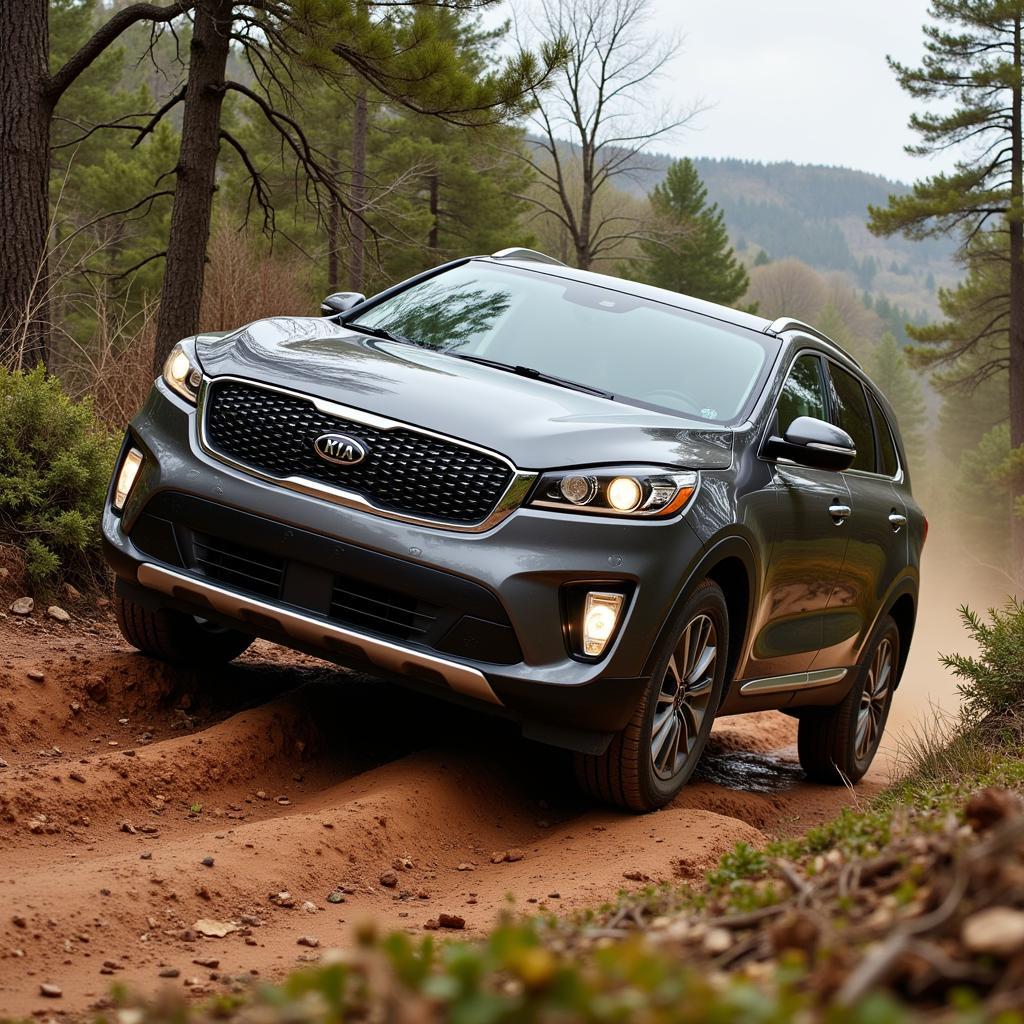 Kia Sorento Conquering Off-Road Terrain