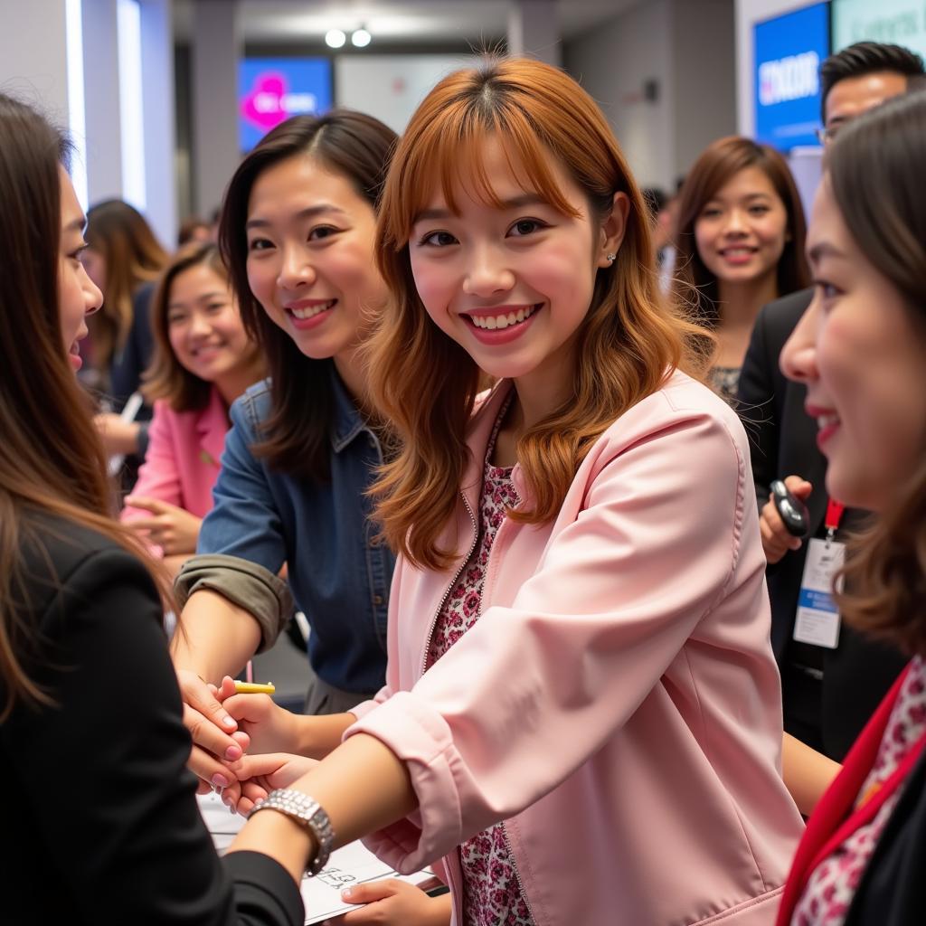 Kirara Asuka at a fan event