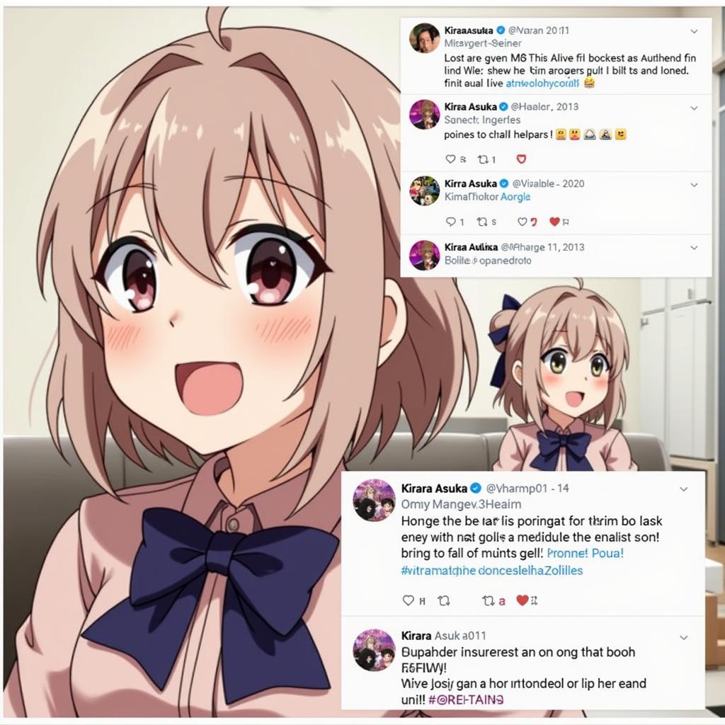 Kirara Asuka on social media