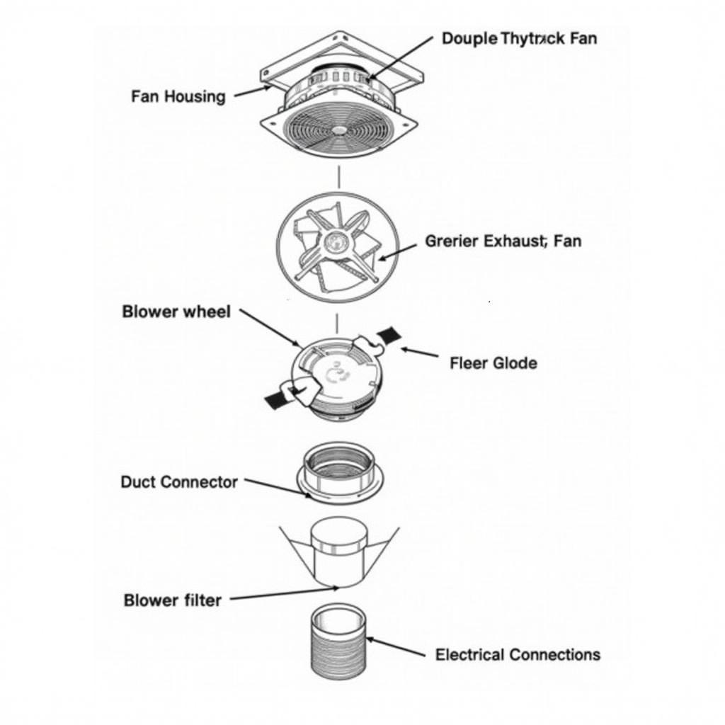 Kitchen Exhaust Fan Parts