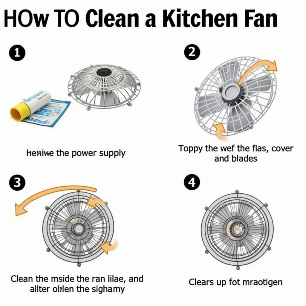 Kitchen Fan Cleaning Process