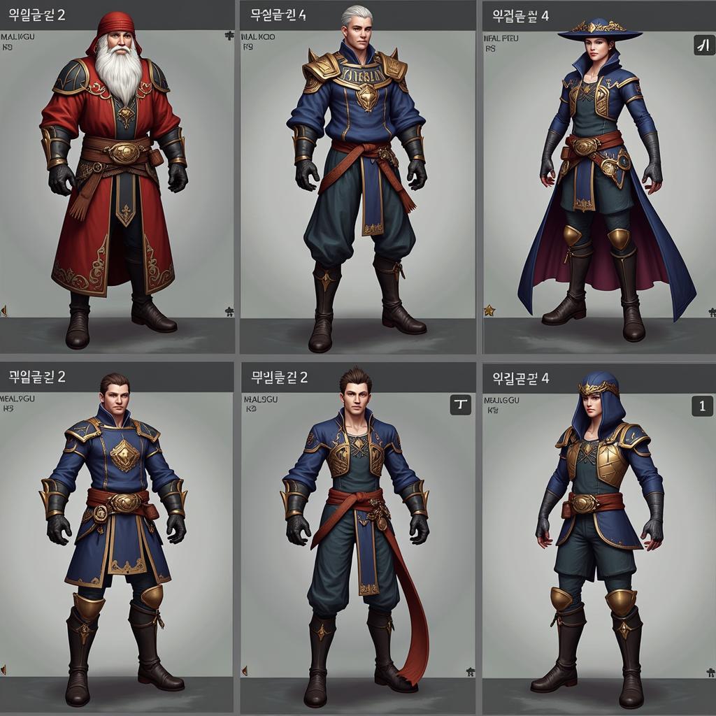 Character customization options in Korean MMOs