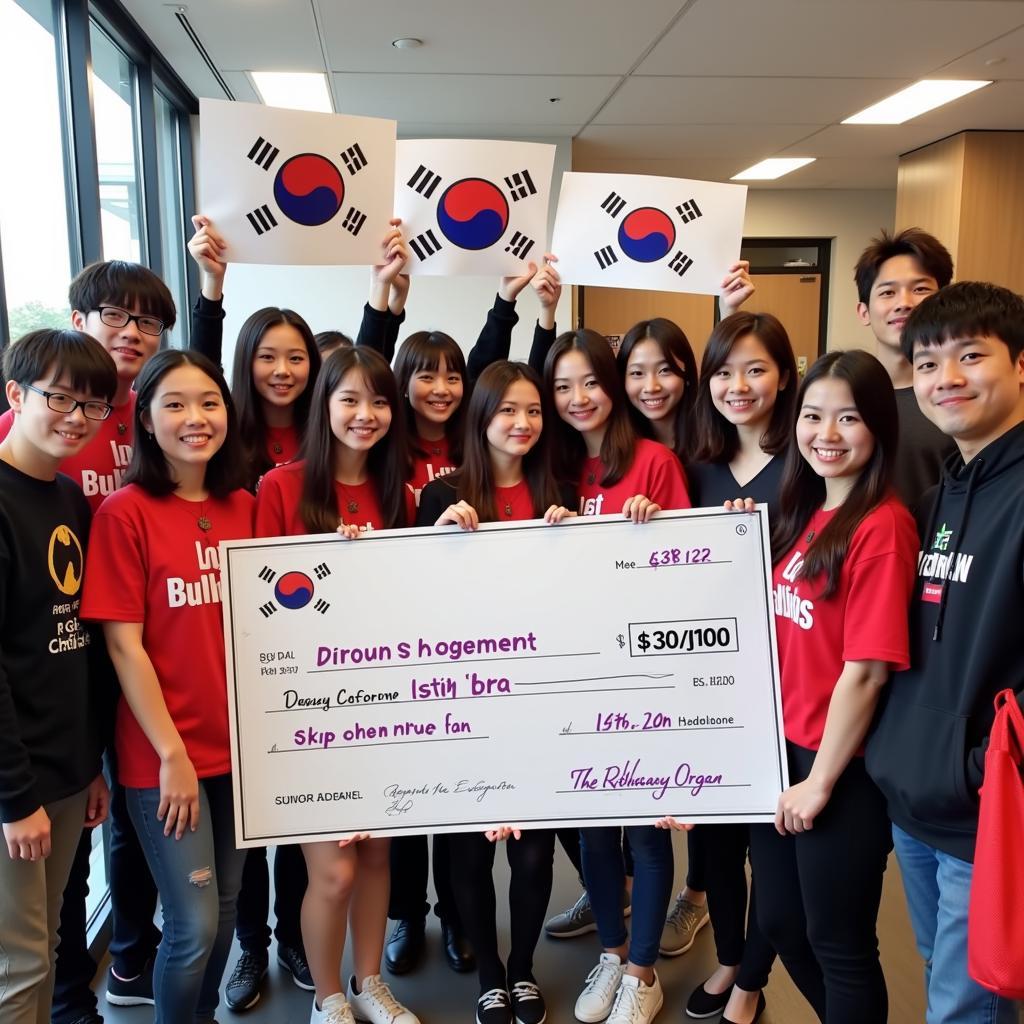 K-pop fans donating to charity on behalf of their favorite idols