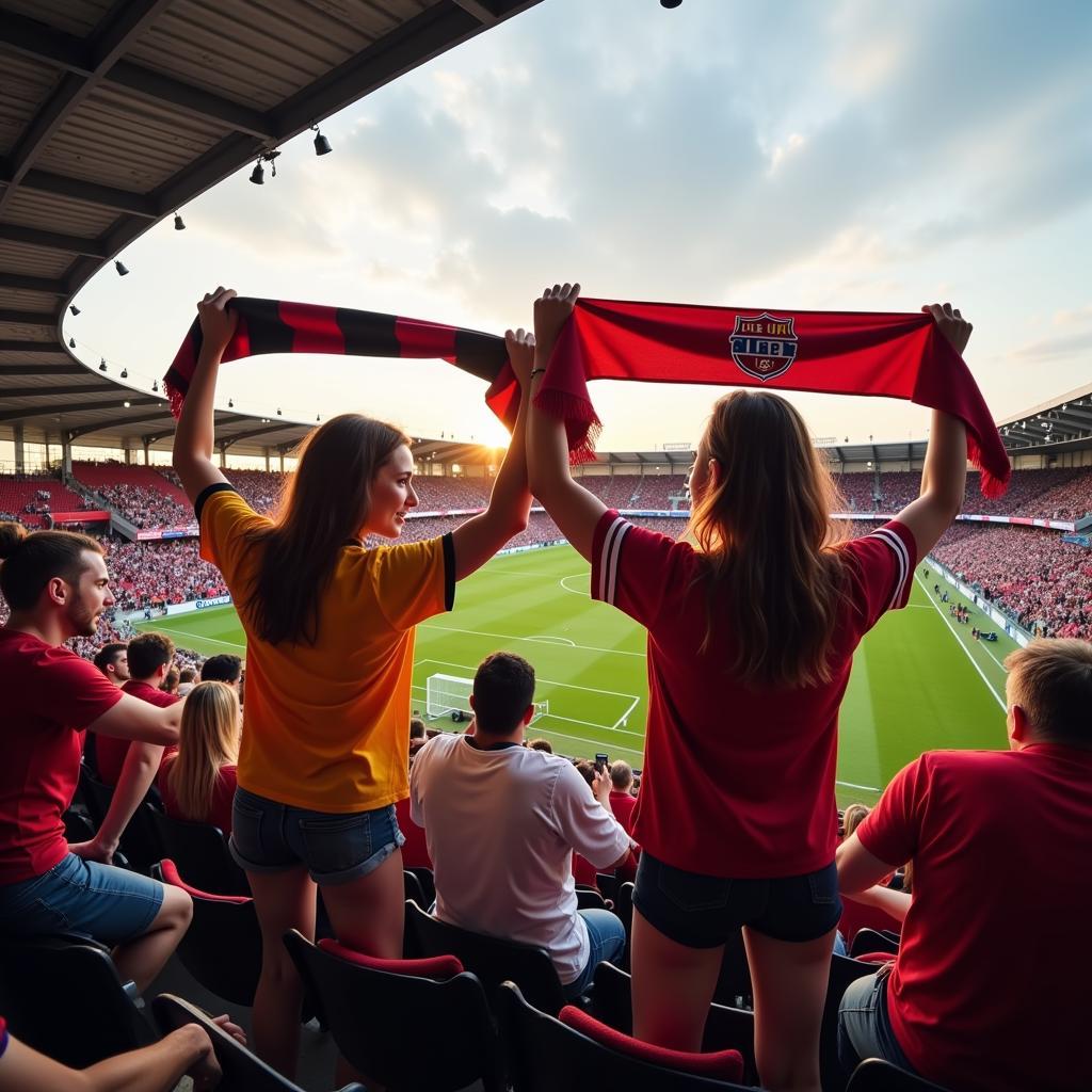 Lady Fans Stadium Rivalry