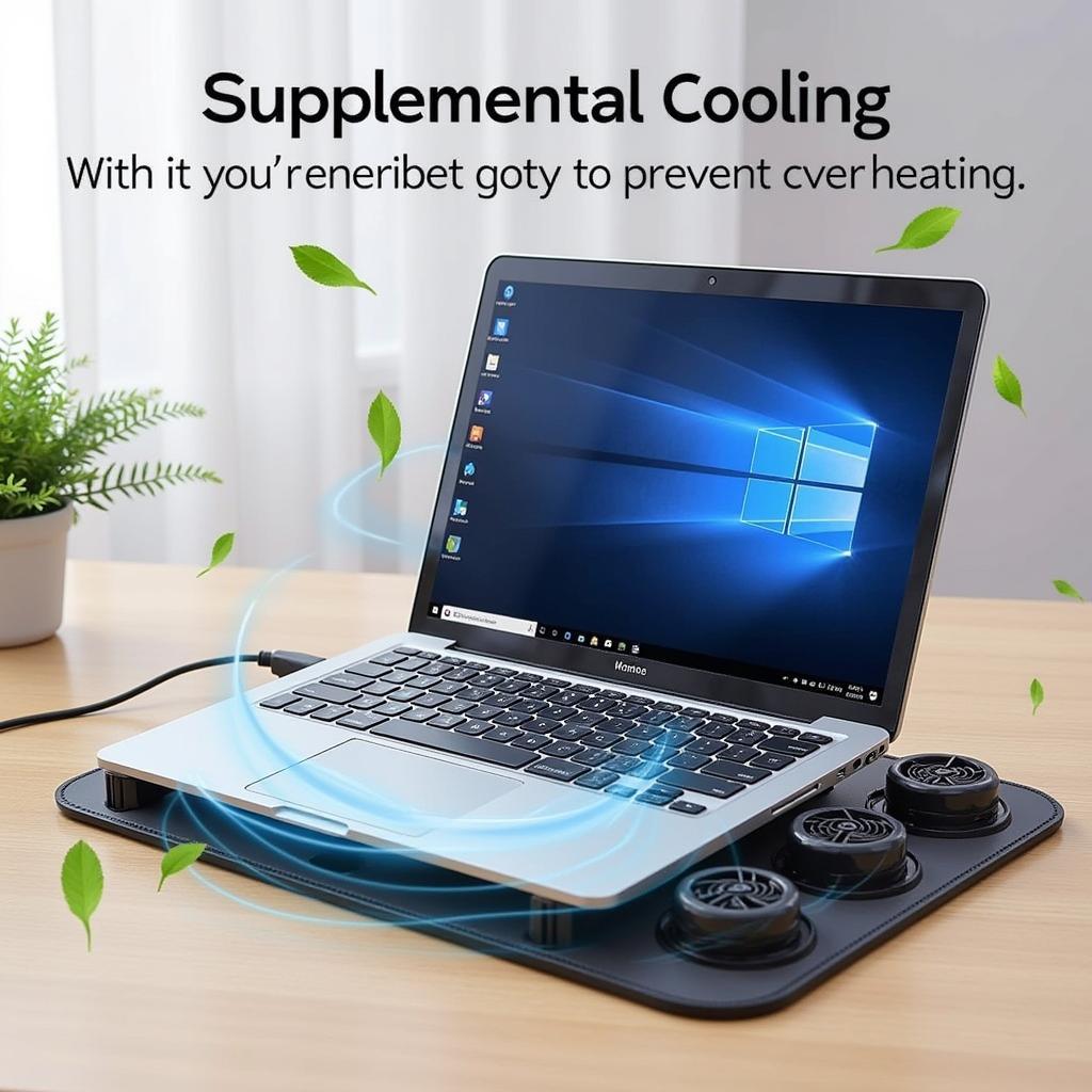 Laptop Cooling Pad with Fans