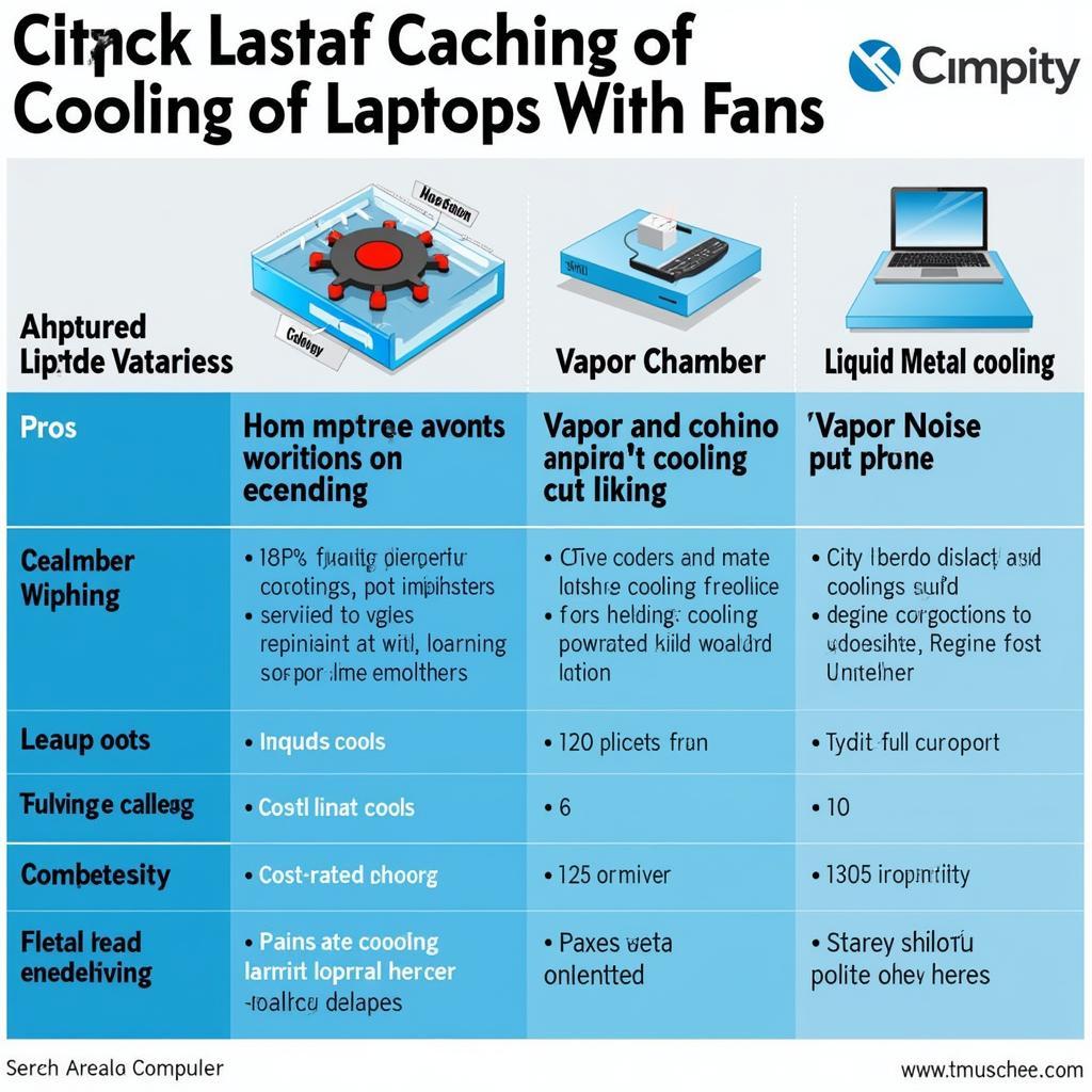 Comparison of Laptop Cooling Technologies