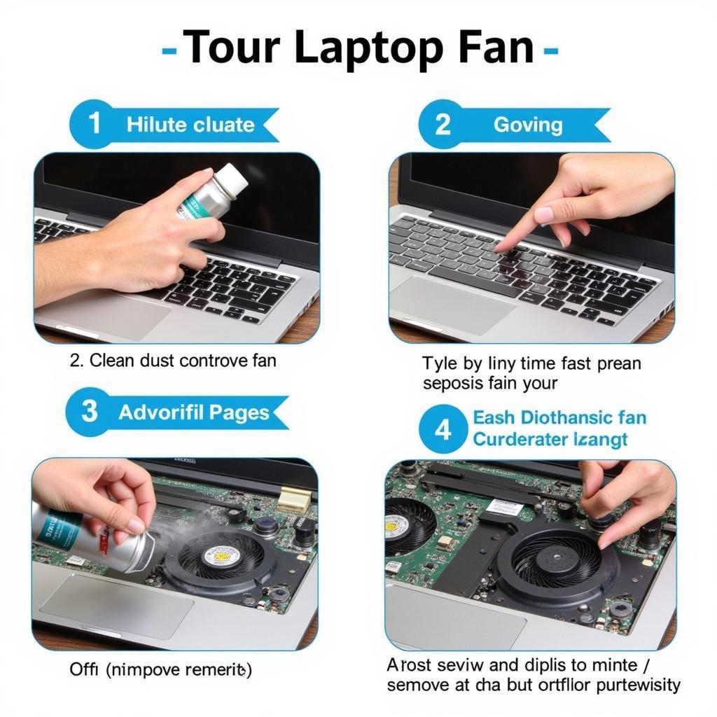 Cleaning a Laptop Dell Fan